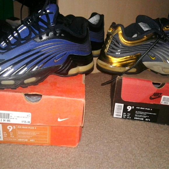 Nike | Shoes | 2 Pair Nike Air Max Plus Ii Og Shoes Boxes Included 95 Read  Not For Use | Poshmark